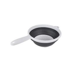 PASSOIRE RETRACTABLE AVEC MANCHE 36X23X9CM BLANC ANTHRACITE