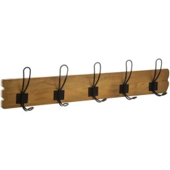 PATERE 5 CROCHET BOIS METAL LOFT