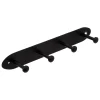 PATERE METAL 4 TETES NOIR
