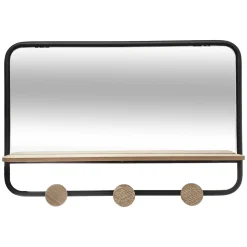 PATERE MIROIR ET ETAGERE FILO