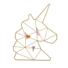 PELE MELE FILAIRE DORE LICORNE H.39CM