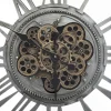 PENDULE METAL MECANIQUE CARRE D.80X80CM