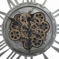 PENDULE METAL MECANIQUE CARRE D.80X80CM