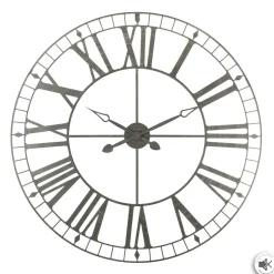PENDULE METAL VINTAGE D.90CM
