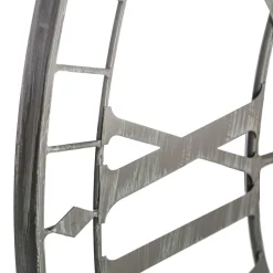 PENDULE METAL VINTAGE D.90CM