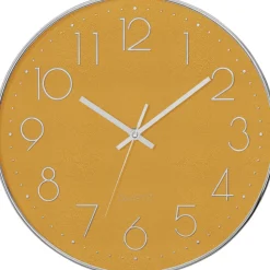 PENDULE SILENCE SILVER D.30CM