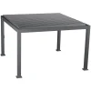 PERGOLA EVORA 3.6X3.6M GRAPHITE