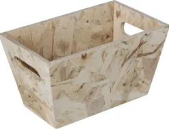 PETITE CAISSE TRAPEZE OSB D.18X11X10CM