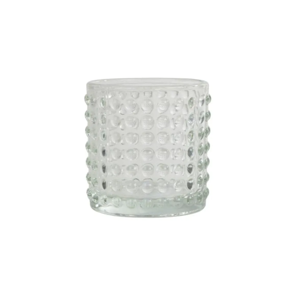 PHOTOPHORE BULLE VERRE TRANSPARENT 7X7.7CM