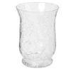 PHOTOPHORE VERRE CRAQUELE EVASE H.15CM