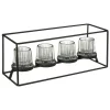 PHOTOPHORE X4 VERRE FANTAISIE L.35CM