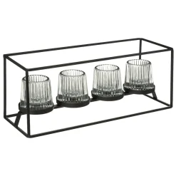 PHOTOPHORE X4 VERRE FANTAISIE L.35CM