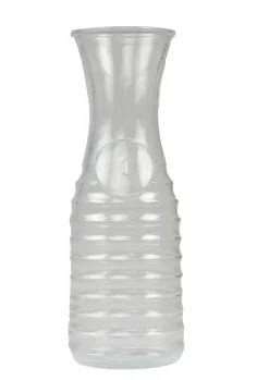 PICHET VERRE TRANSPARENT STRIE 1L
