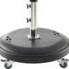 PIED PARASOL BETON 50KG AVEC ROUES