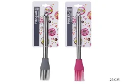 PINCEAU  SILICONE MANCHE  INOX