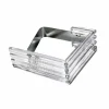 4 PINCES 4.6X4.3 CM PLASTIQUE METAL TRANSPARENT
