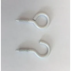 PITON ROND FILETE X16 BLANC