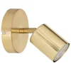 PLAFONNIER APPLIQUE METAL VICO DORE D.10CM