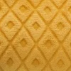 PLAID FLANELLE 3D LOSANGE OCRE 180X230CM