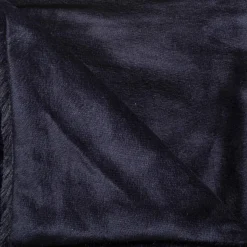 PLAID FOURRE BLEU NUIT 125X150CM
