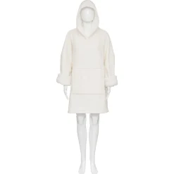 PLAID SWEAT BOUCLET IVOIRE