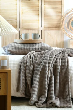 PLAID WARMY NATUREL 130X160