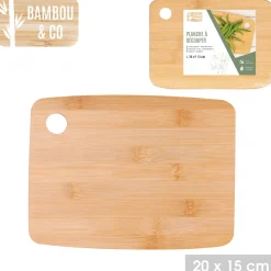 PLANCHE A DECOUPER EN BAMBOU 20X15CM
