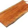 PLANCHE PRESENTATION ACACIA NATUREL AVEC POIGNEE 55X22CM