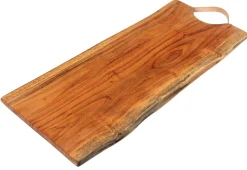 PLANCHE PRESENTATION ACACIA NATUREL AVEC POIGNEE 55X22CM