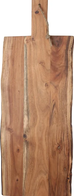 PLANCHE PRESENTATION ACACIA NATUREL AVEC POIGNEE 80X29CM