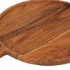 PLANCHE PRESENTATION ACACIA RONDE AVEC POIGNEE 42X34CM