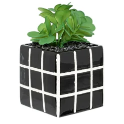 PLANTE FAMILY CORNER POT CERAMIQUE H.17CM