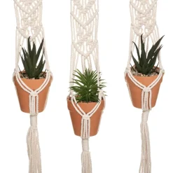 PLANTE X3 SUSPENSIONS TERRACOTTA HACIENDA H.75CM