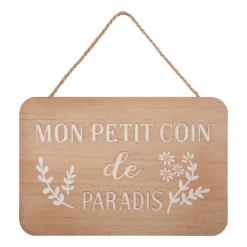 PLAQUE PORTE CREUSE 25X17CM