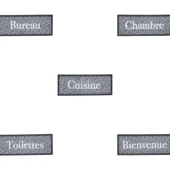 PLAQUE PORTE LUMIERE D HIVER D.25X10CM
