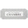 PLAQUE PORTE METAL CARREAUX