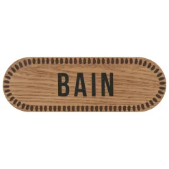 PLAQUE PORTE SANTIAGO D.22X7CM