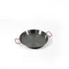 PLAT A PAELLA ACIER POLI D.34CM