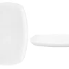 PLAT BLANC RECTANGLE PORCELAINE 35X24CM
