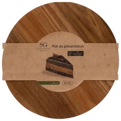 PLAT DE PRESENTATION ACACIA D.30CM