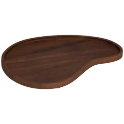 PLATEAU BOIS ORIGINES MARRON D.31X19.4CM