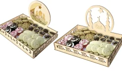 PLATEAU DE PRESENTATION EN BOIS 19X28CM