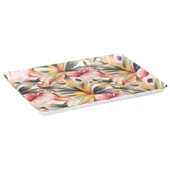 PLATEAU EXOTIQUE MELAMINE 30X22CM