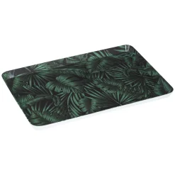 PLATEAU MELAMINE DECOR JUNGLE VEGETAL 45X30CM