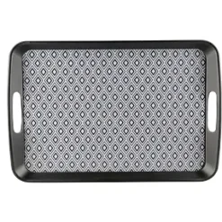 PLATEAU MELAMINE GEOMETRIQUE LL 46 CM L 31 CM