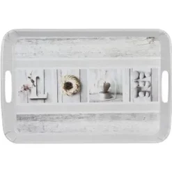 PLATEAU MELAMINE LOVE L 46 CM L 31 CM