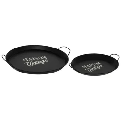 PLATEAU METAL CAFE BORDELAIS TAILLE M