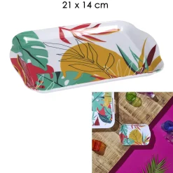 PLATEAU PARADIS EXOTIQUE 21X14CM