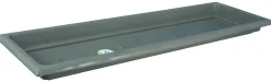 PLATEAU RECTANGULAIRE GRANDE L.69CM GRIS
