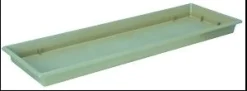 PLATEAU RECTANGULAIRE GRANDE L.69CM VERT ARGILE